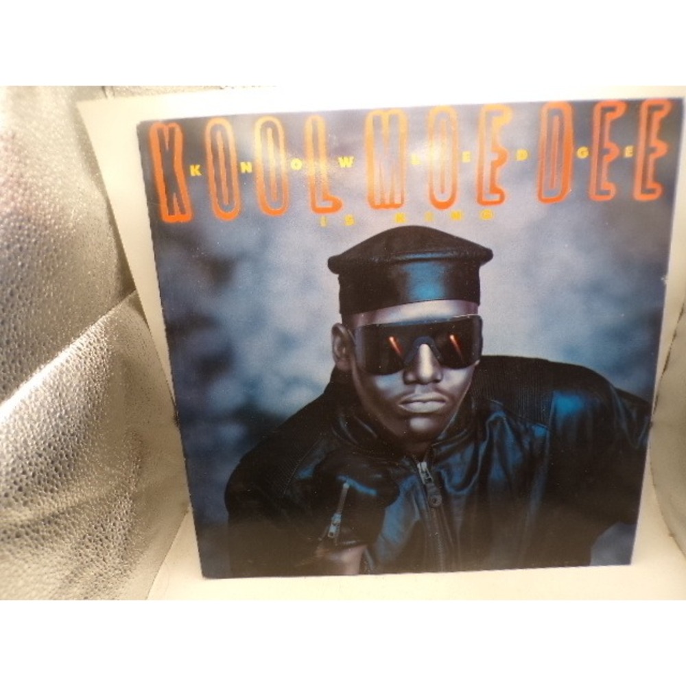 Kool Moe Dee Knowledge Is King Vinyl LP 1989 Jive Records 1182-1-J Hip Hop Album